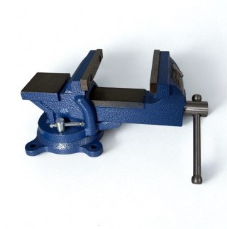 Imadło Obrotowe 100 mm z Kowadłem – Żeliwne, Warsztatowe, 5 kg