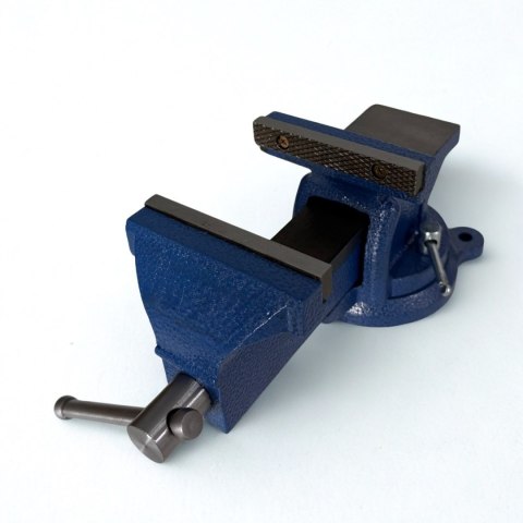 Imadło Obrotowe 100 mm z Kowadłem – Żeliwne, Warsztatowe, 5 kg