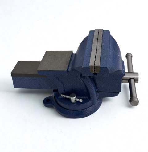 Imadło Obrotowe 125 mm z Kowadłem – Żeliwne, Warsztatowe, 9 kg