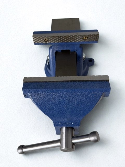 Imadło Obrotowe 125 mm z Kowadłem – Żeliwne, Warsztatowe, 9 kg