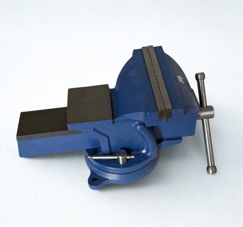 Imadło Obrotowe 150 mm z Kowadłem – Żeliwne, Warsztatowe, 9 kg