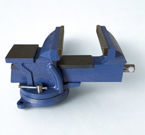 Imadło Obrotowe 150 mm z Kowadłem – Żeliwne, Warsztatowe, 9 kg