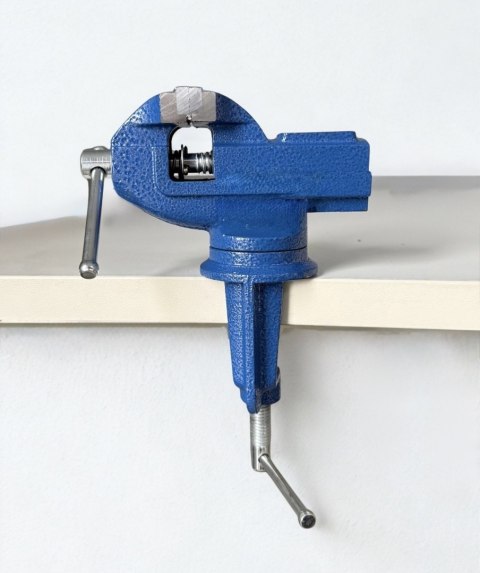 Imadło Mikro Stołowe 50 mm z Kowadłem – Żeliwne, Zaciskowe, Do Bardzo Precyzyjnych Prac