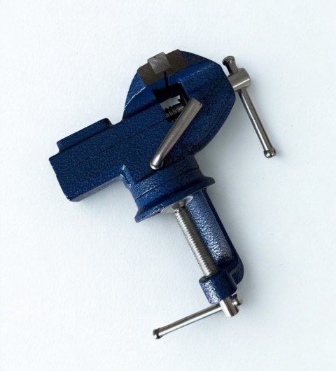 Imadło Mini Stołowe 60 mm z Kowadłem – Żeliwne, Zaciskowe, Do Zadań Precyzyjnych