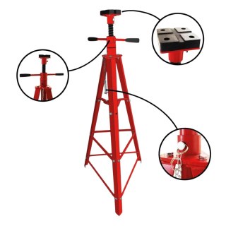 Kobyłka warsztatowa 2 tony regulowany pod samochód podpora osi 127-220 cm