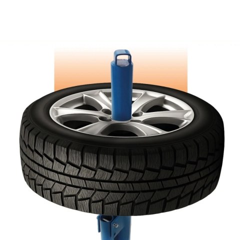 Montażownica do opon drążek montażowy stalowy niebieski regulowany