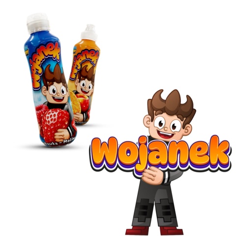 Napój WOJANEK smak truskawka malina 500 ml napój owocowy dla dzieci