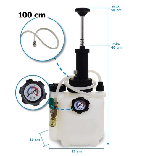 Pompa do wymiany oleju w skrzyni biegów + adaptery 3L