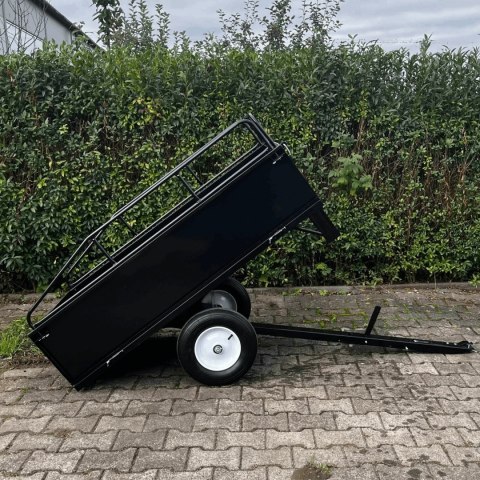 Przyczepka do traktorka ogrodowego 540 kg wywrotka z kiprem do quada ATV