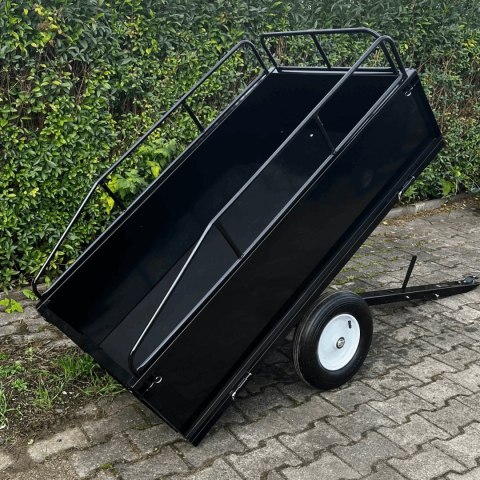 Przyczepka do traktorka ogrodowego 540 kg wywrotka z kiprem do quada ATV