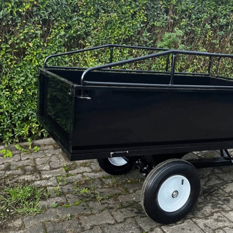 Przyczepka do traktorka ogrodowego 540 kg wywrotka z kiprem do quada ATV