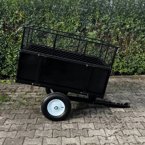 Przyczepka do traktorka ogrodowego do 300 kg 114 cm wywrotka z kiprem ATV