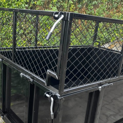 Przyczepka do traktorka ogrodowego do 300 kg 114 cm wywrotka z kiprem ATV