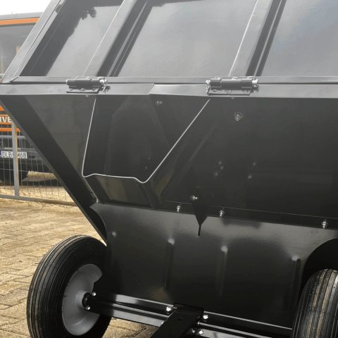 Przyczepka do traktorka ogrodowego do 300 kg 114 cm wywrotka z kiprem ATV