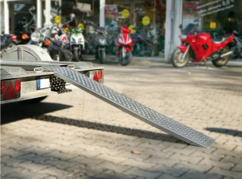 Stalowe rampy najazdowe 400 kg komplet antypoślizgowe 160 cm do transportu