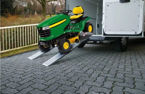 Stalowe rampy najazdowe 400 kg komplet antypoślizgowe 160 cm do transportu