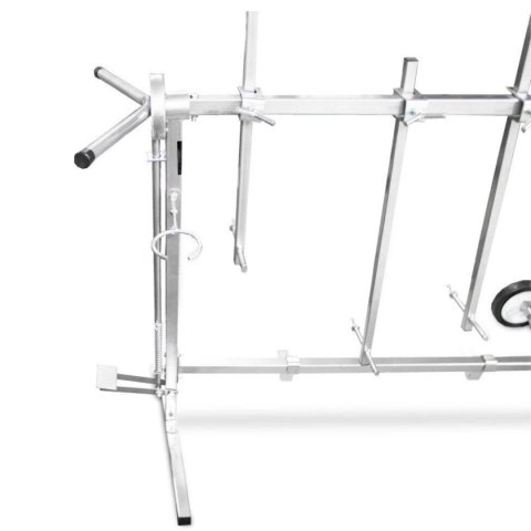 Stojak lakierniczy obrotowy samochodowy 6 ramienny regulowany 220 cm