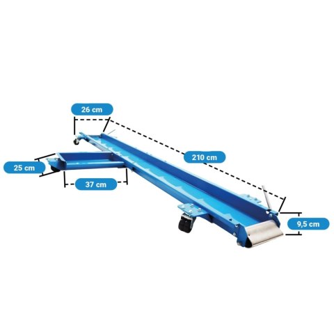 Wózek manewrowy szyna do motocykla podest 567kg solidny bezpieczny