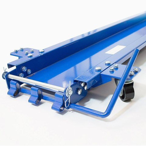 Wózek transportowy do motocykla manewrowy udźwig 270kg regulowany stalowy