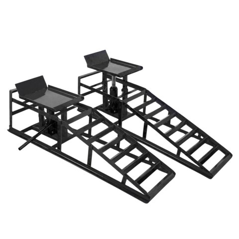 Najazdy samochodowe z podnośnikiem hydraulicznym 4000 kg komplet