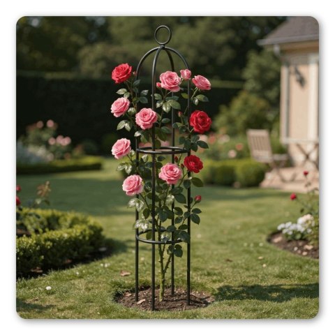 Pergola Ogrodowa Metalowa 150 cm Wsparcie na róże Pergola Do Róży Pnącej