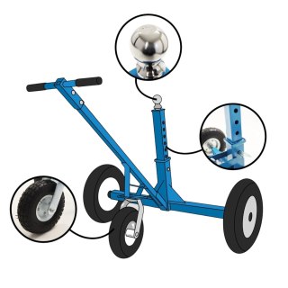 Pomoc manewrowa do przyczepy 453 kg kula 50 mm regulowana wysokość