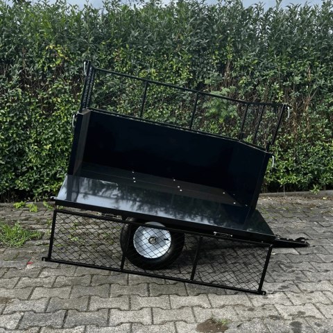 Przyczepka do traktorka ogrodowego do 300 kg 114 cm wywrotka z kiprem ATV