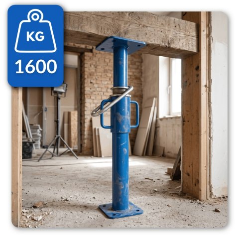 Stemple budowlane regulowane 80-130 cm Podpora Budowlana Stempel Stropowy