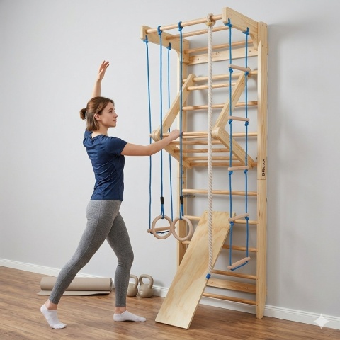 Wielofunkcyjna drabinka gimnastyczna dla dzieci i dorosłych akcesoria fitness