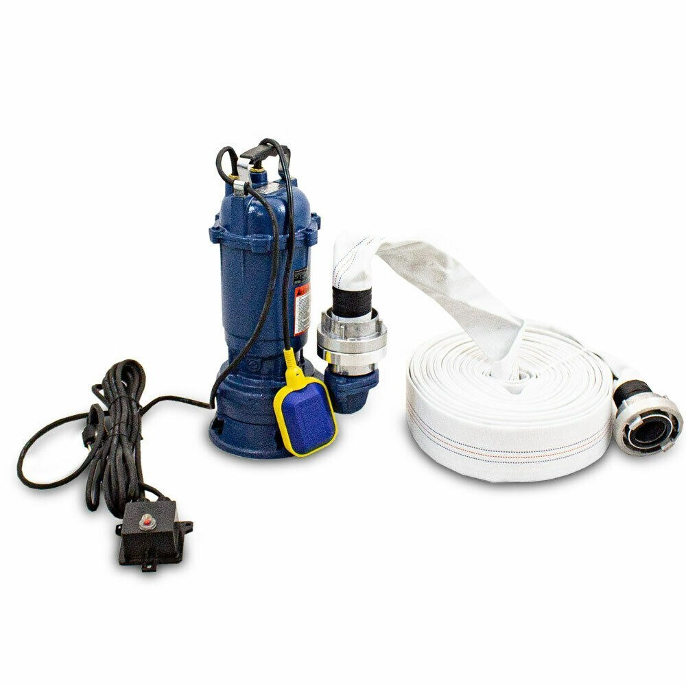 Submersible sewage pump for fountain cisterns garden pools 1100W