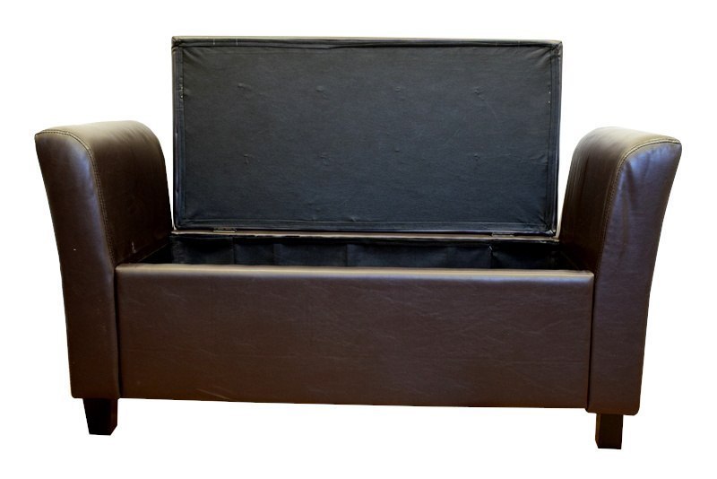 Sofa Medium Brown - BROWN PU Sofa Medium Brown - BROWN PU