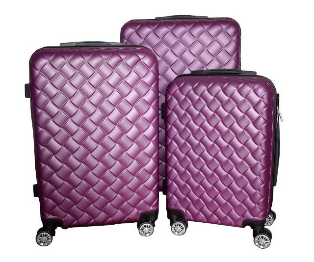 Suitcases Violet set of 3 Suitcases Violet set of 3