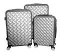 Suitcases set of 3 Silver Suitcases set of 3 Silver