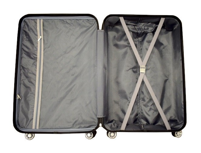Suitcases set of 3 Silver Suitcases set of 3 Silver