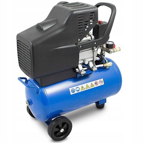 Sprężarka kompresor moc 1500W ciśnienie 8 bar 24L