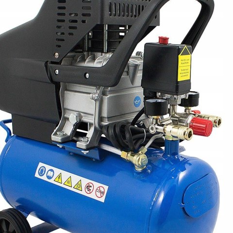 Sprężarka kompresor moc 1500W ciśnienie 8 bar 24L