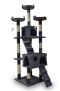 Drzewko Wielofunkcyjne Drapak Legowisko Wieża ciemno-szary 1046