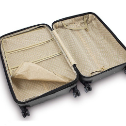 Zestaw walizek podróżnych ABS WAVE M L XL Czarny