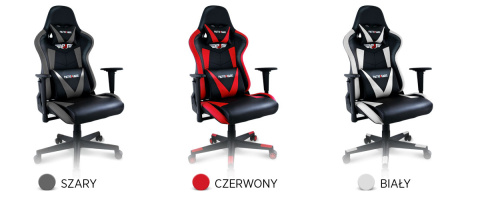 Krzesło Ergonomiczne do Komputera Fotel do Gier Gamingowy Pełny Obrót