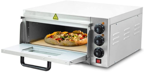 Piec do pizzy 2000W z kamienną płytą Smakuj jak profesjonalista w swojej kuchni