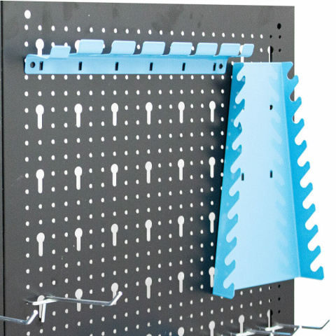 Stalowa Tablica Narzędziowa 25 Mocowań Solidna Montaż na Ścianie